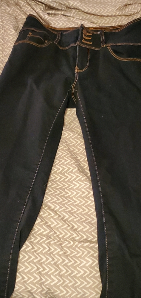 Wax jeans booty lifter stretch jeans